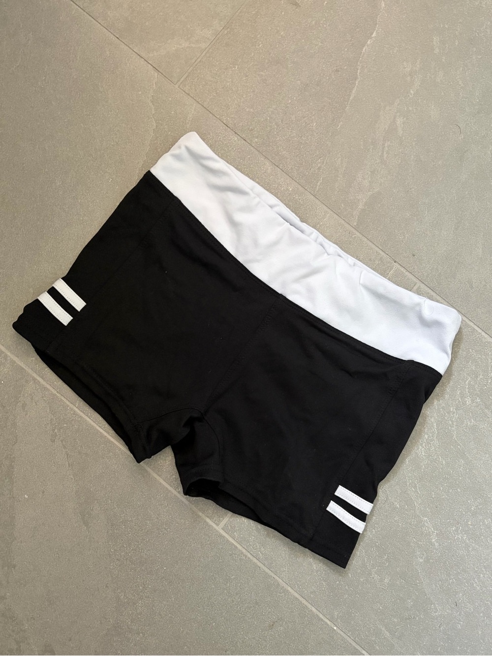 Women’s Black and White Performance Shorts